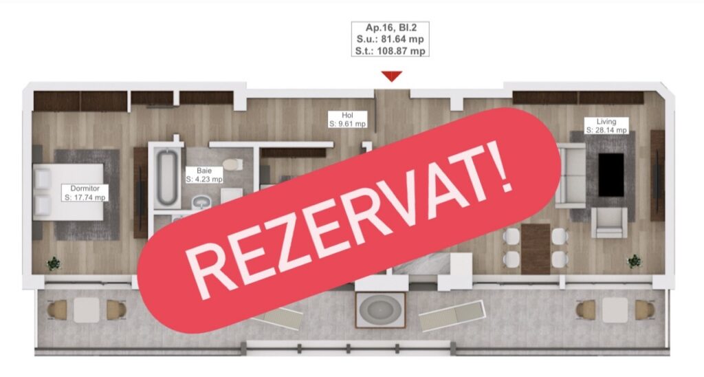 Apartament 3 camere de vanzare