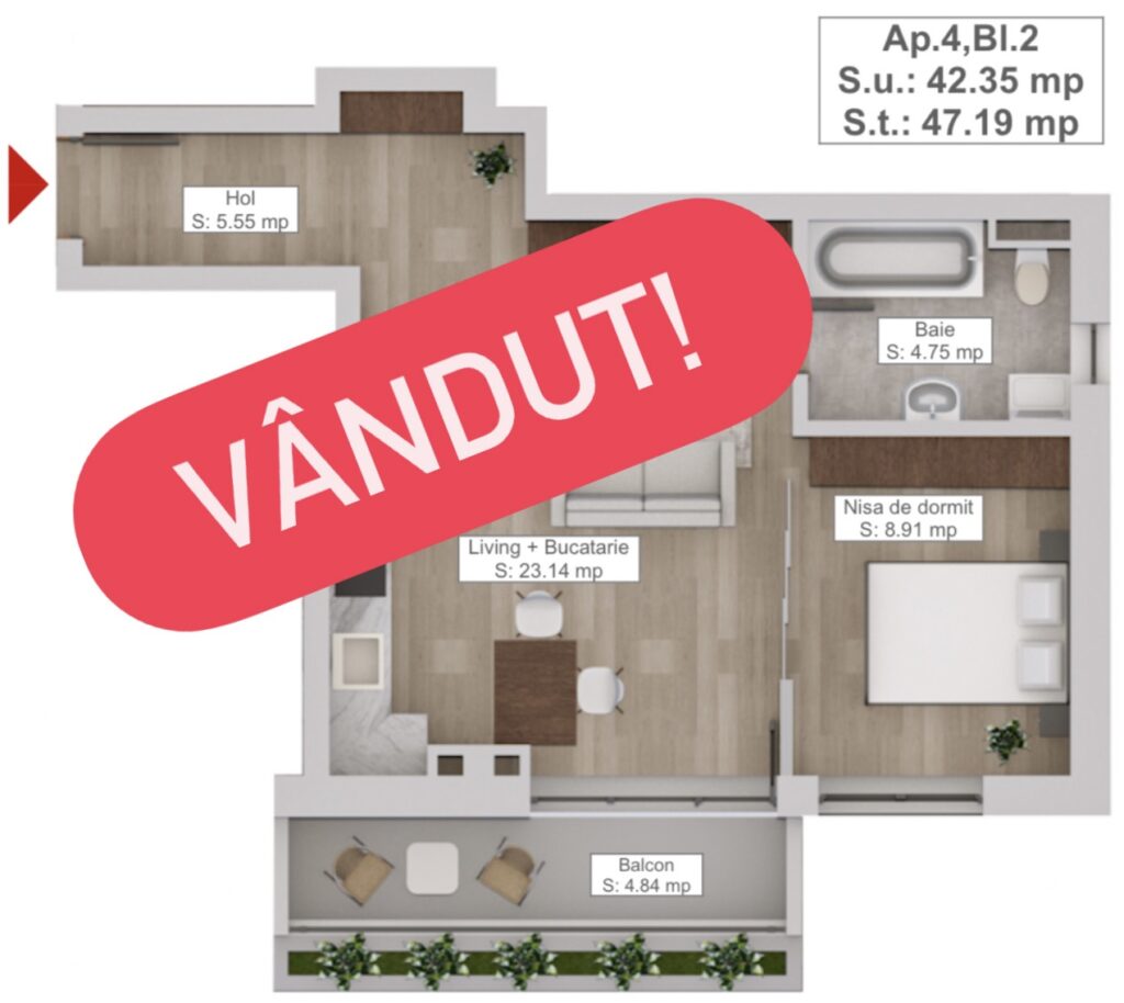 Studio de vanzare